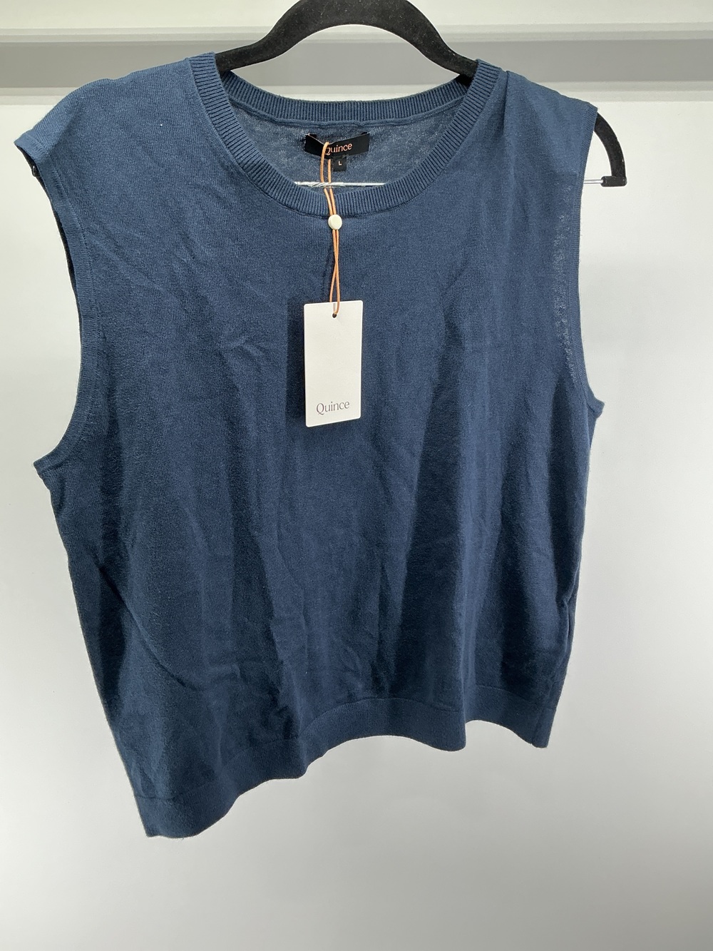 Lightweight Cotton Cashmere Sweater Tank